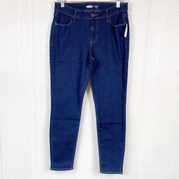 NEW Old Navy Super Skinny Denim Blue Jeans 6 - Picture 1 of 13